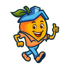 illustration mango and roof logo