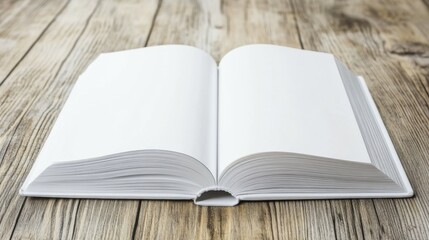 Fototapeta premium Mock up of a white book