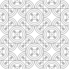 chicago flag circle pattern outline. geometric background for decoration. vector illustration