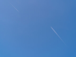 airplane in the sky