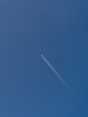 airplane in the sky