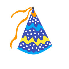 beautiful new year and birthday party hat