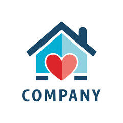 Loving Home Logo for Charity or Real Estate