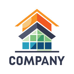 Abstract House Logo Design for Real Estate Company