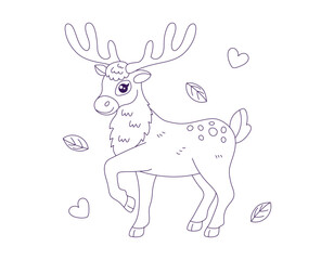 Hand drawn animal illustration