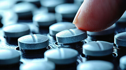 Placing the final piece of a puzzle depicting immune health with a pill symbolizing the role of medication in wellness