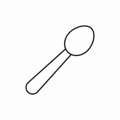 measuring spoon icon vector sign