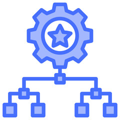 Obraz premium Expert System Icon