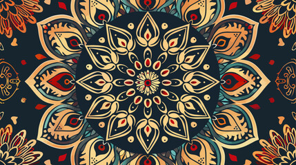 Vector illustration Mandala background 