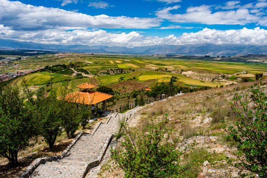 Breathtaking View from Orcotuna Viewpoint in the Andes of Jun&iacute;n, Peru