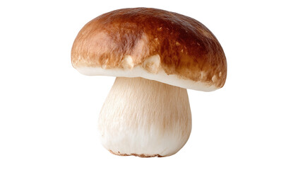 Fototapeta premium Fresh and Delicious Wild Mushroom Isolated, png clipart element with transparency