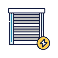 Automatic Garage Door, Electric Rolling Shutter with Lightning