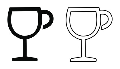 Two transparent champagne glasses, one empty and one filled with the celebratory alcoholic beverage, sit isolated on a clean white background, their crystal surfaces showing a clear reflection