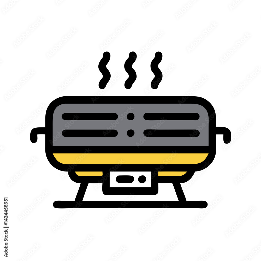Poster server icon: data center computer network infrastructure