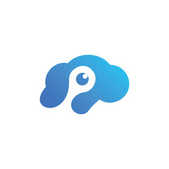  Cloud Eye Logo template