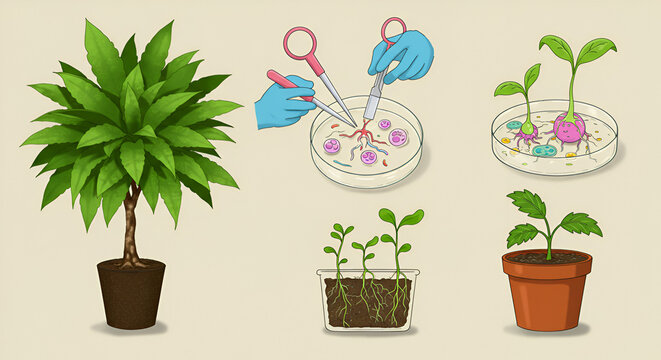 Stages Of Micropropagation Illustrated With Images