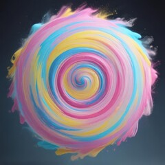 Blurred pink blue yellow swirl, resembling spun sugar,  gradient,  wallpaper,  sweet