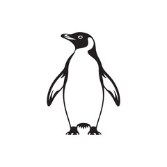 Penguin Graphic – Arctic Animal Flat Style