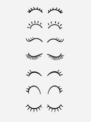 6 Eyelashes Styles