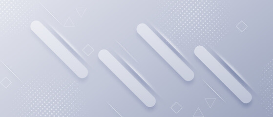 Abstract modern graphic element. Gradient abstract banner with flowing liquid shapes