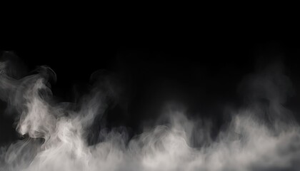 ghostly white fog texture on black for halloween design