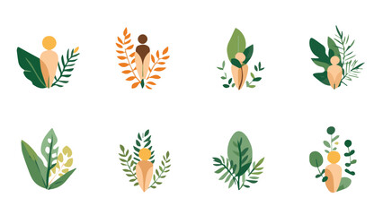 sustainability icons - vector set