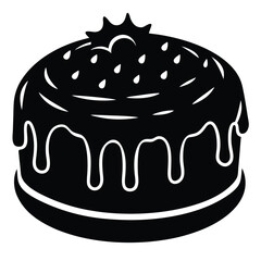 A Close Up of a Freshly Baked Chocolate Cake