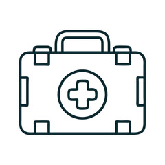 Obraz premium Medical Report Stack Icon Representing Patient Records and Health Information