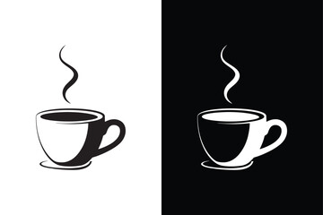 Obraz premium Coffee Cup icon vector on White Background ,Vector Art Illustration on white background.