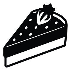 A Close Up of a Slice of Cheesecake with Strawberry