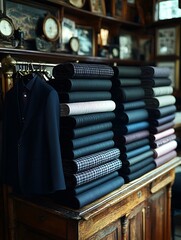 Tailor Shop Fabric Display