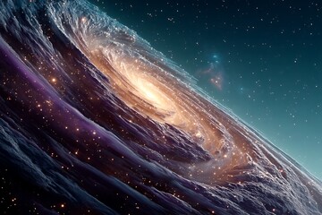 Spiral Galaxy in Deep Space (6)