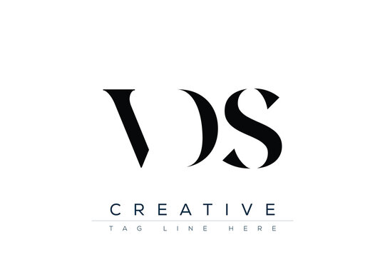 VDS abstract letter logo design. This logo is designed by three abstract letters.