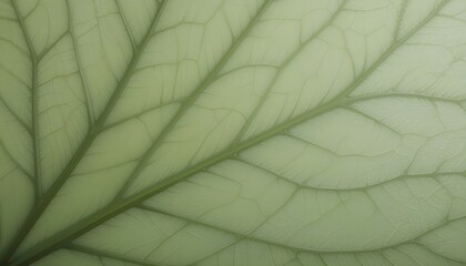 Extreme Close-Up of Fresh Green Leaf Veins and Cellular Structure in Translucent Backlighting - Natural Pattern, Botanical Detail and Organic Network Texture for Biology and Sustainability Concepts