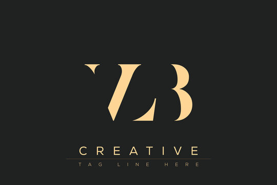 VLB abstract letter logo design. This logo is designed by three abstract letters.
