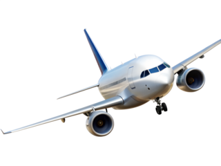 airplane isolated on white background