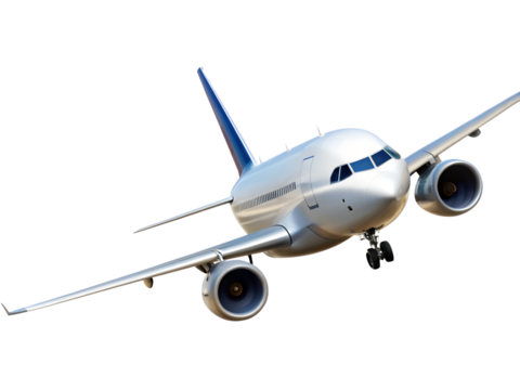 airplane isolated on white background