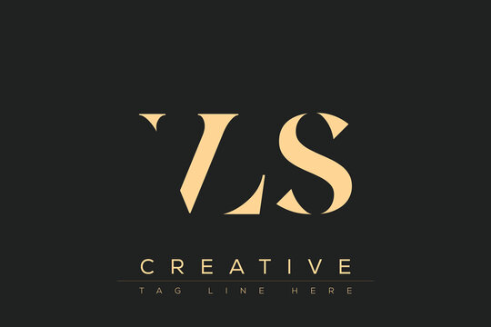 VLS abstract letter logo design. This logo is designed by three abstract letters.