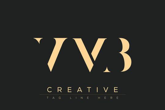 VMB abstract letter logo design. This logo is designed by three abstract letters.