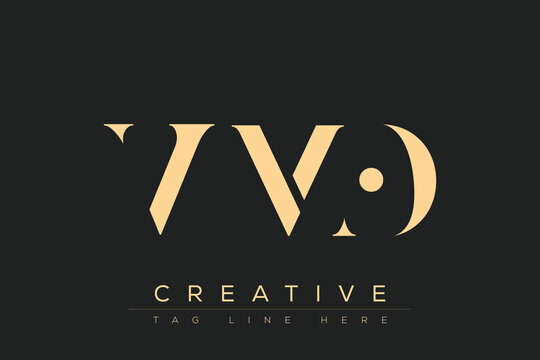 VMO abstract letter logo design. This logo is designed by three abstract letters.