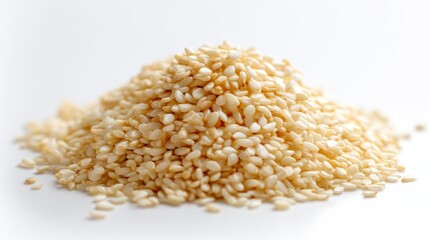 Creamy Sesame Seeds: A Close-Up Still Life