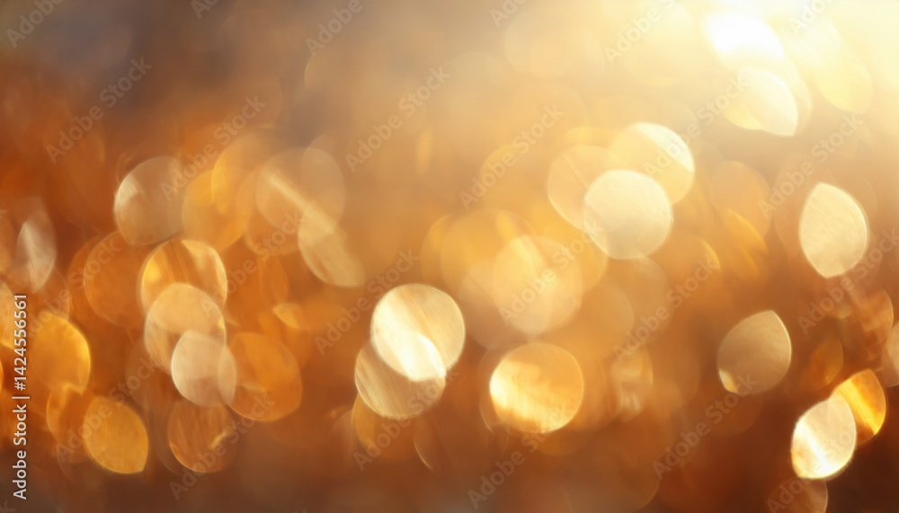 Poster golden bokeh texture abstract halloween background for web design, branding, and print media