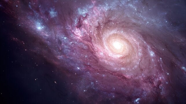 Majestic Spiral Galaxy Cosmic Background Stunning Nebula Space Exploration Astrophotography