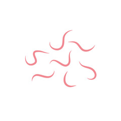 Worms intestinal icon