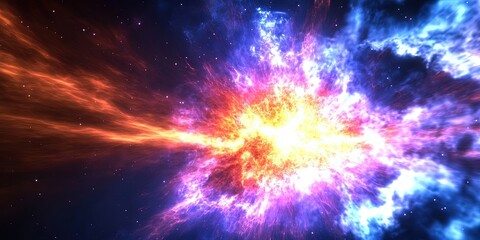 gamma ray bursts in space -