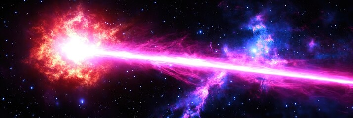 gamma ray bursts in space -