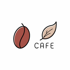 coffee beans vector illustration