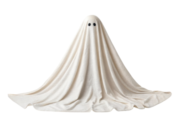 Ghost costume concept for Halloween decorations and celebrations
