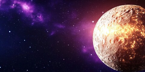 mercury planet in space 