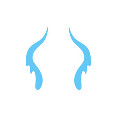 Cartoon water tear vector icon
